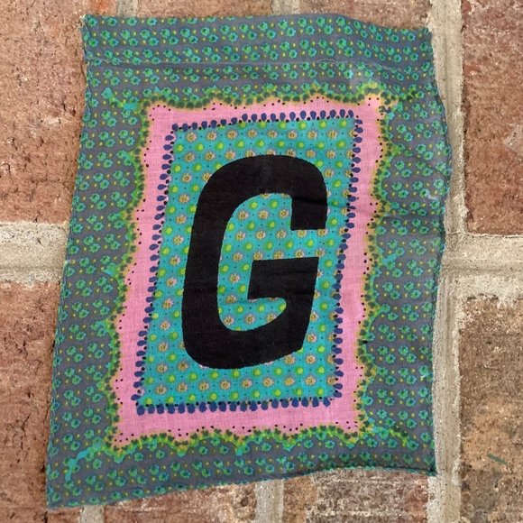 6" x 6" Cloth Letter Tapestries - Picture 3 of 4